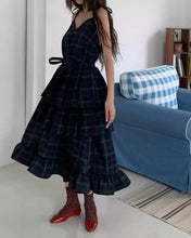 画像をギャラリービューアに読み込む, 恋する女の子のフリルチェックキャミワンピース_N3506