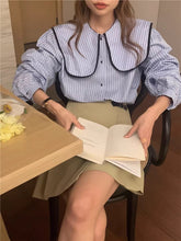 画像をギャラリービューアに読み込む, 近所のお花屋さんに通うビッグカラーストライプシャツ_N1627