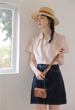 画像をギャラリービューアに読み込む, ときめく瞬間を写真に残す彼女のパフスリーブブラウス_N2233