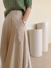 画像をギャラリービューアに読み込む, パリに住んでるあの子のハイウエストAラインスカート_N3411