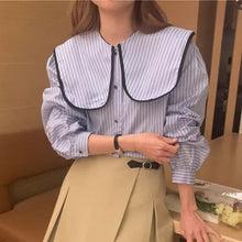 画像をギャラリービューアに読み込む, 近所のお花屋さんに通うビッグカラーストライプシャツ_N1627