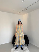 画像をギャラリービューアに読み込む, 恋する女の子のフリルチェックキャミワンピース_N3506