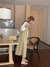 画像をギャラリービューアに読み込む, お花屋さんを夢見る女の子のバイカラーAラインワンピース_N1487