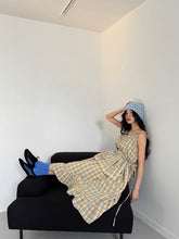 画像をギャラリービューアに読み込む, 恋する女の子のフリルチェックキャミワンピース_N3506