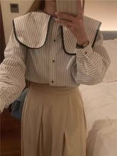 画像をギャラリービューアに読み込む, 近所のお花屋さんに通うビッグカラーストライプシャツ_N1627