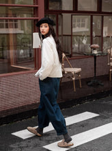 画像をギャラリービューアに読み込む, 読書家な彼女のハイウエストタックワイドバルーンデニム_N1723