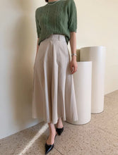 画像をギャラリービューアに読み込む, パリに住んでるあの子のハイウエストAラインスカート_N3411