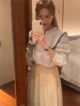 画像をギャラリービューアに読み込む, 近所のお花屋さんに通うビッグカラーストライプシャツ_N1627