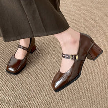 画像をギャラリービューアに読み込む, かかとを鳴らして歩くあの子のダブルストラップヒールパンプス_N3416