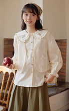 画像をギャラリービューアに読み込む, ホットケーキを作ってくれたあの子のフラワー刺繍ブラウス_N3431