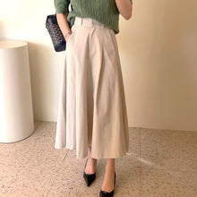 画像をギャラリービューアに読み込む, パリに住んでるあの子のハイウエストAラインスカート_N3411