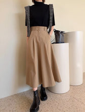 画像をギャラリービューアに読み込む, パリに住んでるあの子のハイウエストAラインスカート_N3411