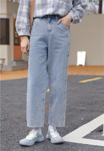 画像をギャラリービューアに読み込む, 友達とシェアハウスをするあの子のサイドフラワー刺繡デニム_N3436