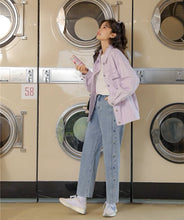 画像をギャラリービューアに読み込む, 友達とシェアハウスをするあの子のサイドフラワー刺繡デニム_N3436