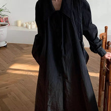 画像をギャラリービューアに読み込む, フランス旅行に行く日のAラインシャツワンピース_N1609