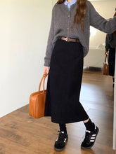 画像をギャラリービューアに読み込む, 休日に図書館に行く日のコーデュロイナロースカート_N1917
