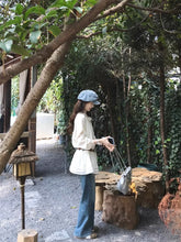 画像をギャラリービューアに読み込む, 【2点セット】森のカフェで犬と朝ごはんを食べる日のウエストリボンブラウス_N3539