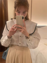 画像をギャラリービューアに読み込む, 近所のお花屋さんに通うビッグカラーストライプシャツ_N1627