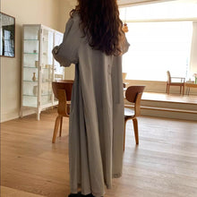 画像をギャラリービューアに読み込む, フランス旅行に行く日のAラインシャツワンピース_N1609