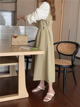 画像をギャラリービューアに読み込む, お花屋さんを夢見る女の子のバイカラーAラインワンピース_N1487