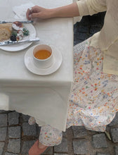 画像をギャラリービューアに読み込む, パリのカフェで出会ったあの人のフラワーデザインティアードスカート_N3517