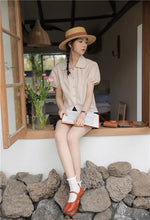 画像をギャラリービューアに読み込む, ときめく瞬間を写真に残す彼女のパフスリーブブラウス_N2233