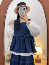 画像をギャラリービューアに読み込む, スズランの香がするあの子のデニムセットアップ_N3525