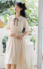 画像をギャラリービューアに読み込む, 秘密の花言葉を教えてくれたあの子のパフスリーブリボンワンピース_N3533