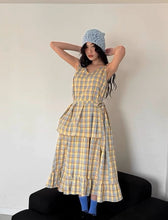 画像をギャラリービューアに読み込む, 恋する女の子のフリルチェックキャミワンピース_N3506