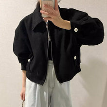 画像をギャラリービューアに読み込む, 青山のカフェで待ち合わせるツイードショートジャケット_N3492