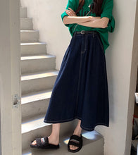 画像をギャラリービューアに読み込む, 焼き立てパンを買いに行くデニムAラインスカート_N3459