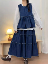 画像をギャラリービューアに読み込む, スズランの香がするあの子のデニムセットアップ_N3525