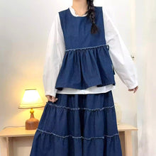 画像をギャラリービューアに読み込む, スズランの香がするあの子のデニムセットアップ_N3525