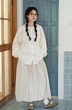 画像をギャラリービューアに読み込む, 森のお友達が訪ねて来た日の刺繍ボリュームブラウス_N2949