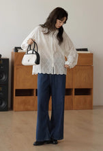 画像をギャラリービューアに読み込む, ハチミツをたっぷりかけるあの子の刺繍フリルブラウス_N3484