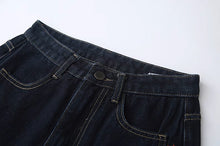 画像をギャラリービューアに読み込む, カラフルなお花を飾る女の子のフラワー刺繍スリットデニムパンツ_N1880