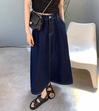 画像をギャラリービューアに読み込む, 焼き立てパンを買いに行くデニムAラインスカート_N3459