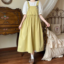 画像をギャラリービューアに読み込む, 【2点セット】アンティークの小物を探しに行く日のブラウスセットギャザージャンパースカート_N2513