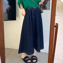 画像をギャラリービューアに読み込む, 焼き立てパンを買いに行くデニムAラインスカート_N3459
