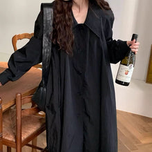 画像をギャラリービューアに読み込む, フランス旅行に行く日のAラインシャツワンピース_N1609