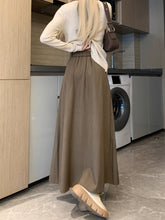 画像をギャラリービューアに読み込む, 今日はお友達とショッピングに行くAラインスカート_N3502