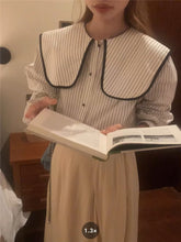 画像をギャラリービューアに読み込む, 近所のお花屋さんに通うビッグカラーストライプシャツ_N1627