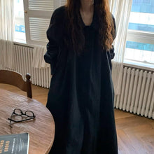 画像をギャラリービューアに読み込む, フランス旅行に行く日のAラインシャツワンピース_N1609