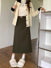 画像をギャラリービューアに読み込む, 休日に図書館に行く日のコーデュロイナロースカート_N1917