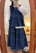 画像をギャラリービューアに読み込む, スズランの香がするあの子のデニムセットアップ_N3525