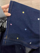 画像をギャラリービューアに読み込む, 無邪気に楽しむあの子の小花柄ワイドデニム_N3335