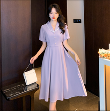 画像をギャラリービューアに読み込む, クラシカルなホテルでアフターヌーンティーを楽しむ日のワンピース_Ｎ1379