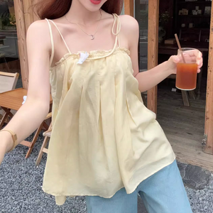 ビーチの屋台で飲むマンゴージュースみたいなキャミソール_K0093