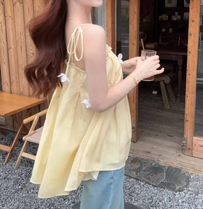ビーチの屋台で飲むマンゴージュースみたいなキャミソール_K0093