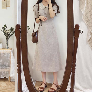 【50％オフ】お出かけレトロワンピース_N0395